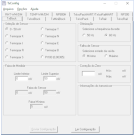 Configurador Xface Novus TXConfig DIN43650 8816021069