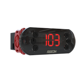CONTROLADOR AGEON A103-AHB DUPLO E DUPLO ESTÁGIO COM TEMPORIZAÇÃO E 2 SENSORES NTC 110/220VAC