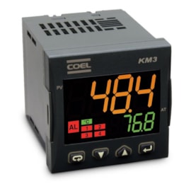 Controlador de Processos Coel KM3LCRRRD-E--P C/ Rampas 24VCA/VCC