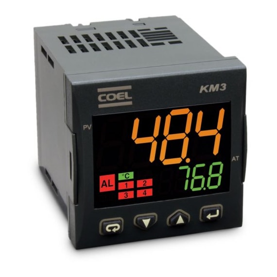 Controlador de Processos Coel KM3LCRRRD-E--P C/ Rampas 24VCA/VCC