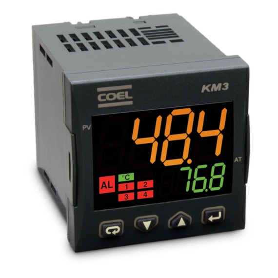 Controlador de Processos Coel KM3PHCORRDSE C/ Rampas RS485+ TTL MODBUS  100 A 240VCA