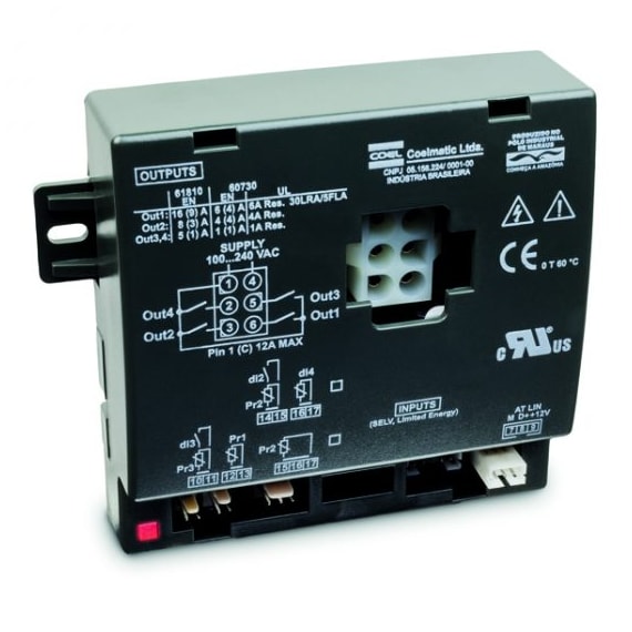 Controlador de Temperatura COEL B05 para Freezers c/ função Turbo 100/240VCA DCR 2017