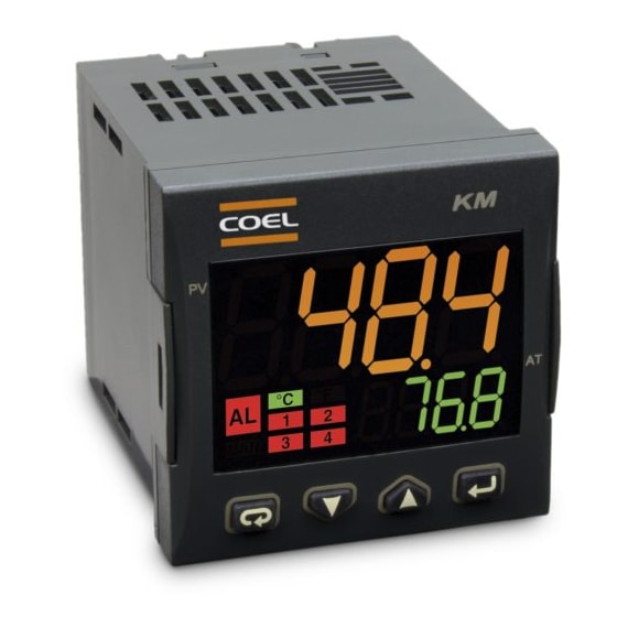 Controlador de Temperatura Coel KM1BLGOR-P 24 VCA/VCC