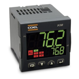 Controlador de Temperatura Coel KM1BLGOR-P 24 VCA/VCC