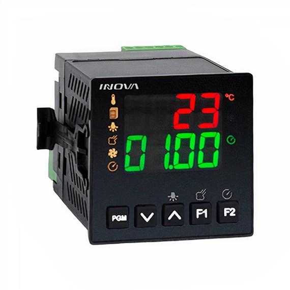 Controlador de Temperatura e Tempo Inova Inv-Yb1-11-J-H para Panificação com Buzzer 80 a 250 Vac
