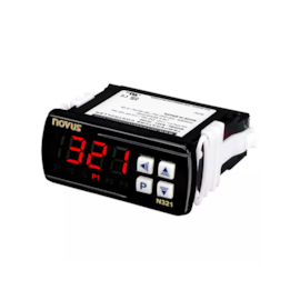 Controlador De Temperatura Novus N321 Ntc Para Aquecimento E Refrigeração Com 1 Sensor Ntc 100 A 240 Vac 8032103012