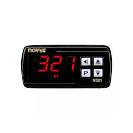 Controlador De Temperatura Novus N321 Ntc Para Aquecimento E Refrigeração Com 1 Sensor Ntc 100 A 240 Vac 8032103012