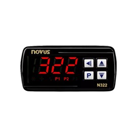 Controlador De Temperatura Novus N322 Ntc Duplo Estágio Com 1 Sensor Ntc  100 A 240 Vca 8032203022