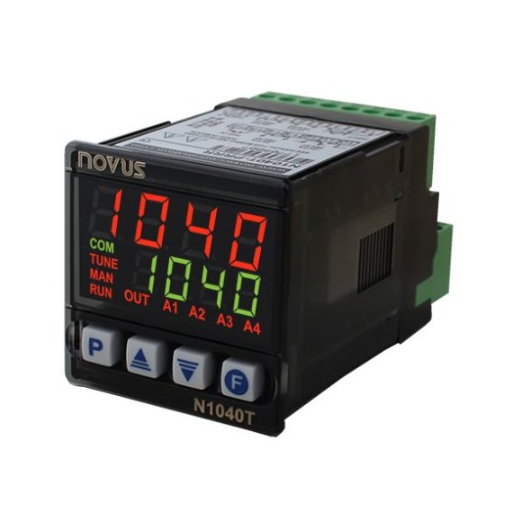 Controlador De Tempo E Temperatura Novus N1040T-Prrr Usb Ntc J K T Pt-100 12/24 Vac/Vcc 8104219310