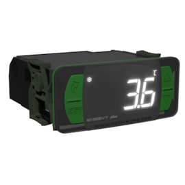 CONTROLADOR FULL GAUGE MT516EVT PLUS PARA AQUECIMENTO OU REFRIGERAÇÃO COM TEMPORIZADOR E MONITOR DE TENSÃO 1 SENSOR NTC 110/220 VAC