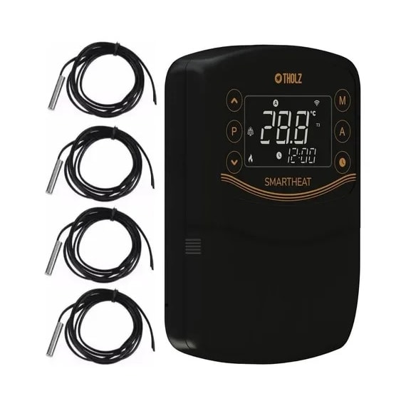 Controlador Para Aquecimento Solar Com Apoio Tsz1505n Tholz