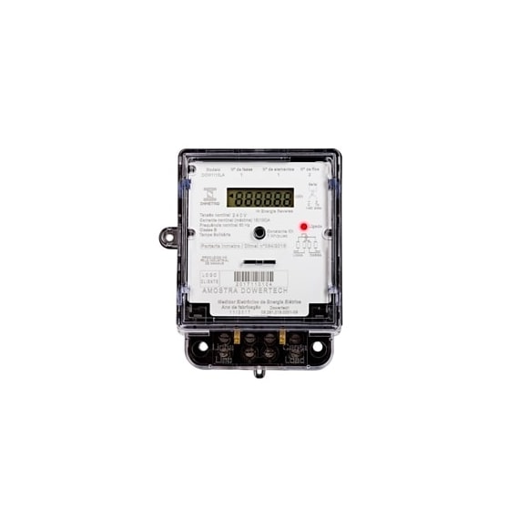 Medidor Wasion Monofásico Dow 1110LA 100A 110/240V 1 Elemento 2 Fios KWH