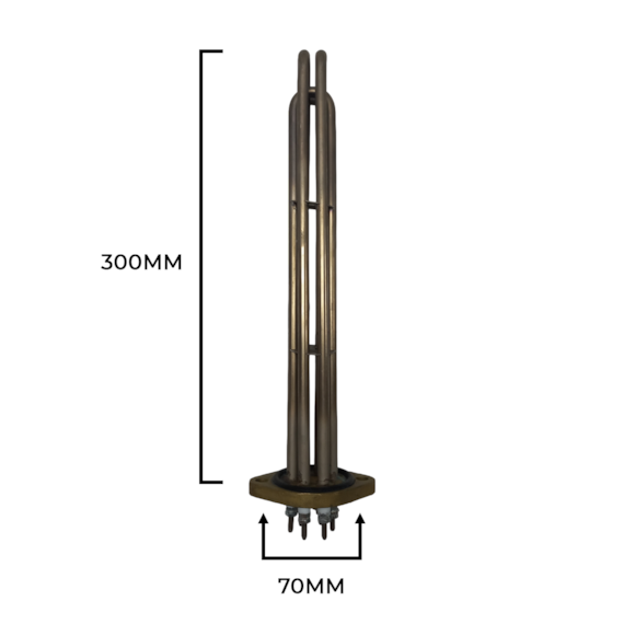 RESISTÊNCIA SAUNA FLANGE-ORING  9.0KW 220/380V 310MM SODRAMAR SMS