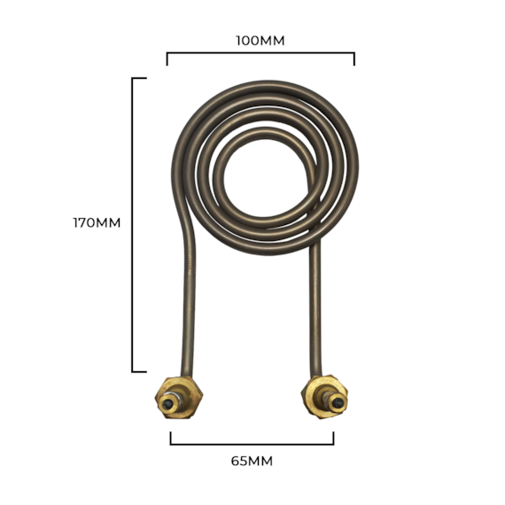 RESISTÊNCIA SAUNA KADEN 3.5KW 220V 90º SMS