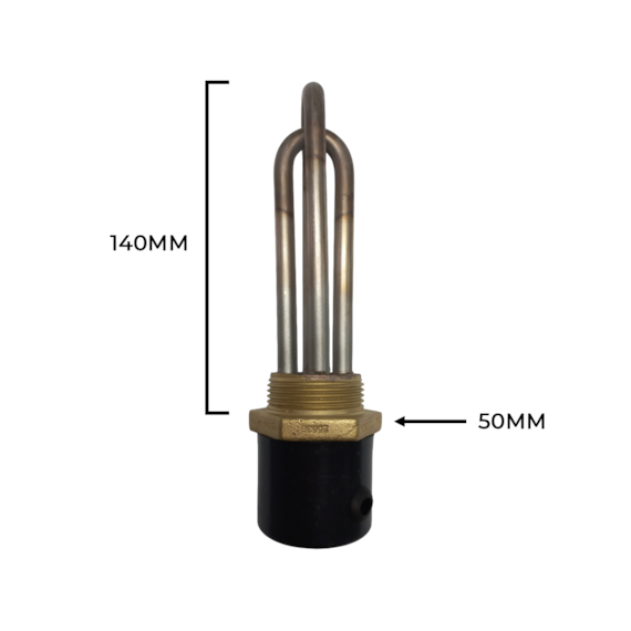 RESISTÊNCIA TIPO U2 1 1/4  1.0KW  110/220V 140MM ETR