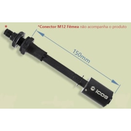 SENSOR DE NÍVEL EICOS LE151-M12 PPA 90C 150MM PT VERTICAL 1P MIN