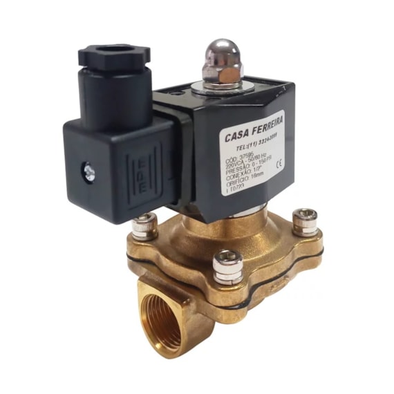 VALVULA SOLENOIDE VCX 1/2" BSP 220V 2/2VIAS